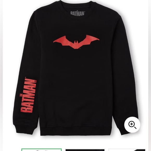 Brand New (XXL) The Batman Bat Symbol Sweatshirt - Black - Picture 2 of 7